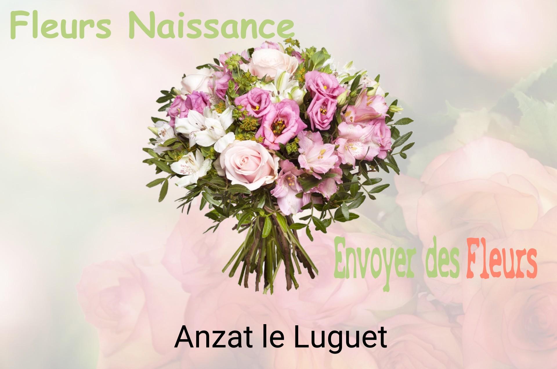 Bouquet de fleurs de naissance livré à Anzat-le-Luguet