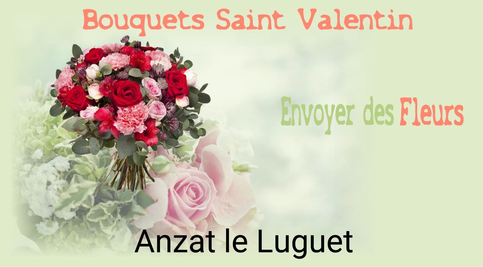 Roses de Saint-Valentin livrées à Anzat-le-Luguet